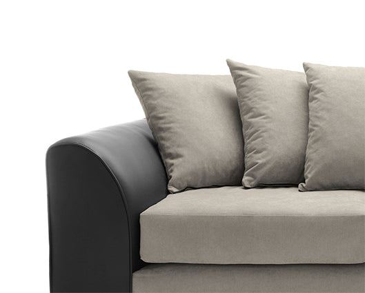 Dylan 3 Seater-Brown & Beige