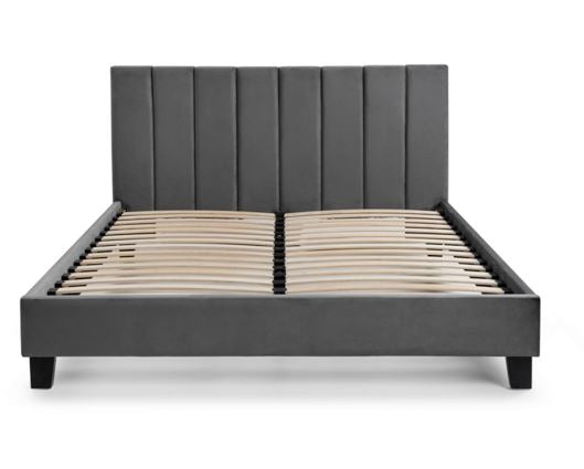 ROSA VELVET BED IN A BOX 90CM - GREY