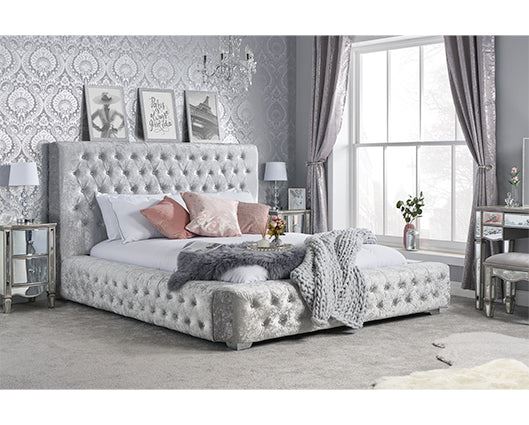Grande Super King Bed - Grey