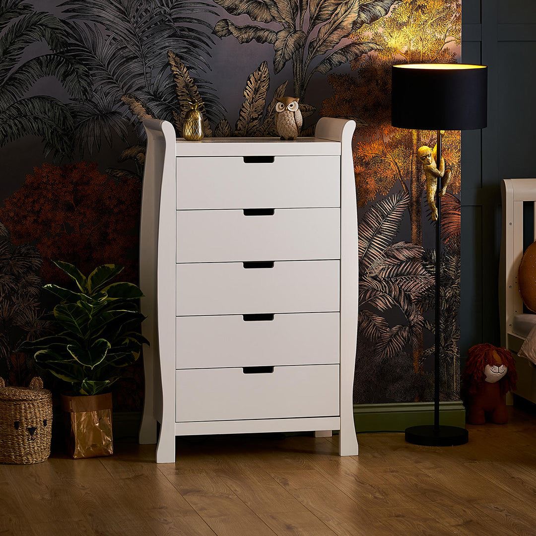 Stamford Tall Chest Of Drawers-White
