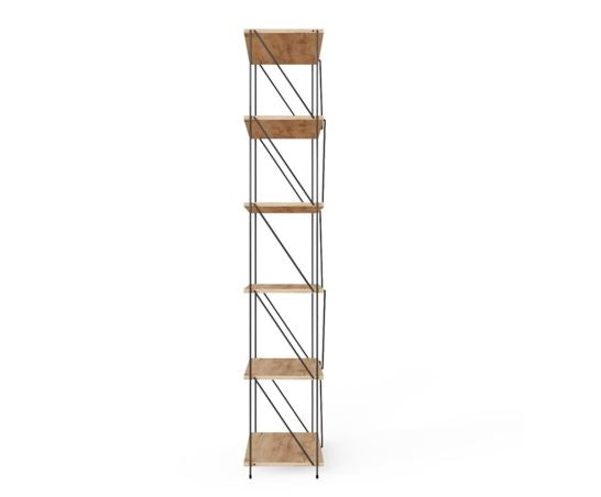 Leyo 6 Tier Bookcase Storage Unit