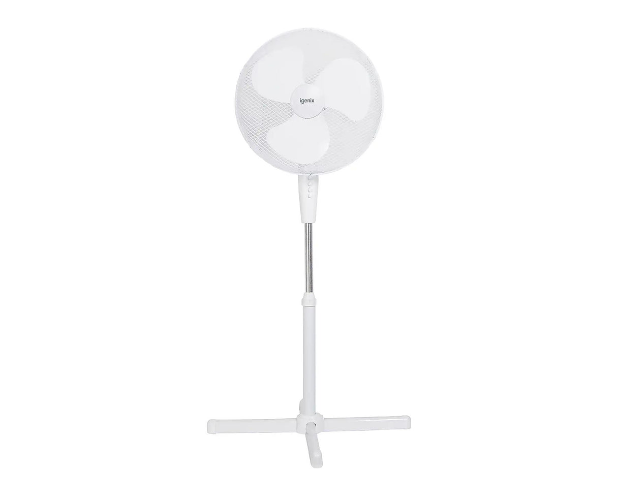 Igenix 16" Pedestal Fan White