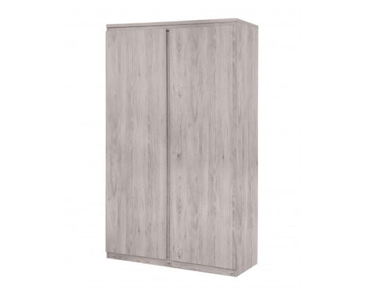 JUPITER 2 DOOR WARDROBE - GREY OAK