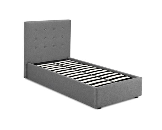 Lucca 3.0 Single Bed Grey