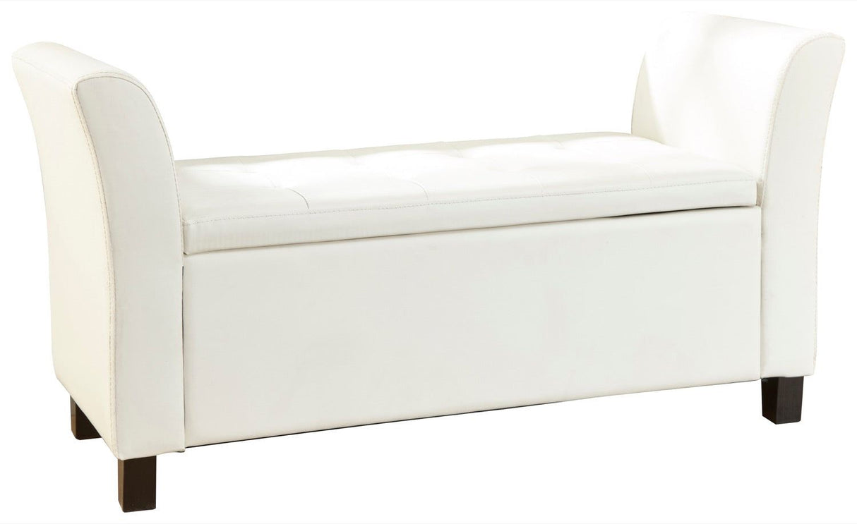 Verona window seat white PU