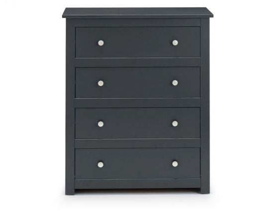 RADLEY 4 DRAWER CHEST - ANTHRACITE