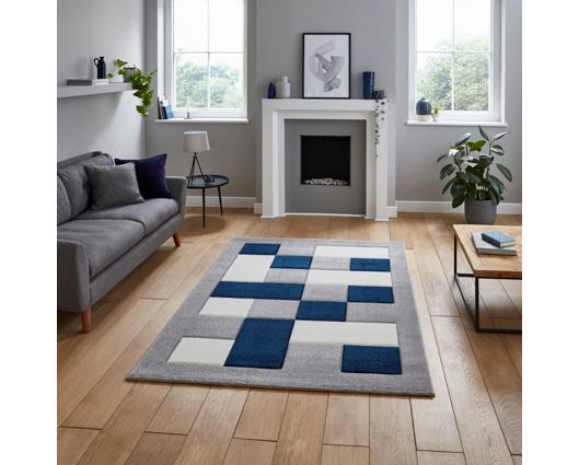 Brooklyn BRK04 Grey/Navy - 060 x 120