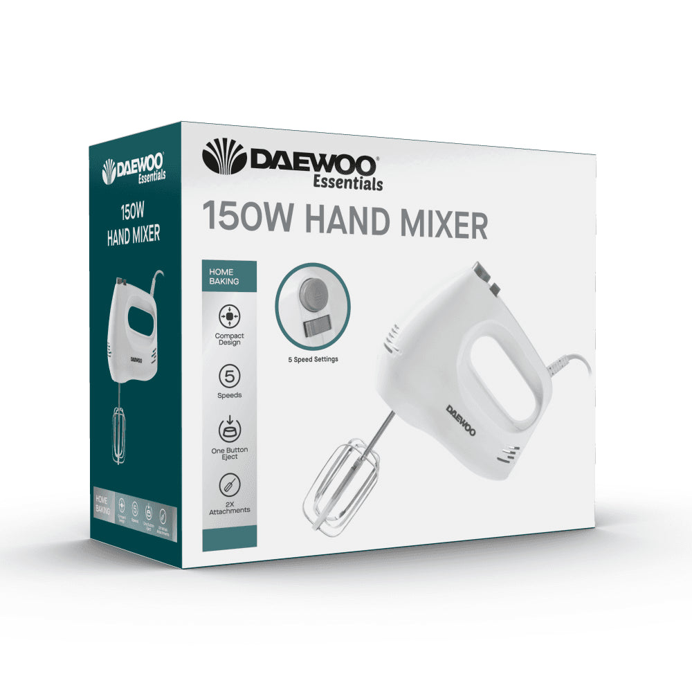 Daewoo Essentials 150W Hand Mixer