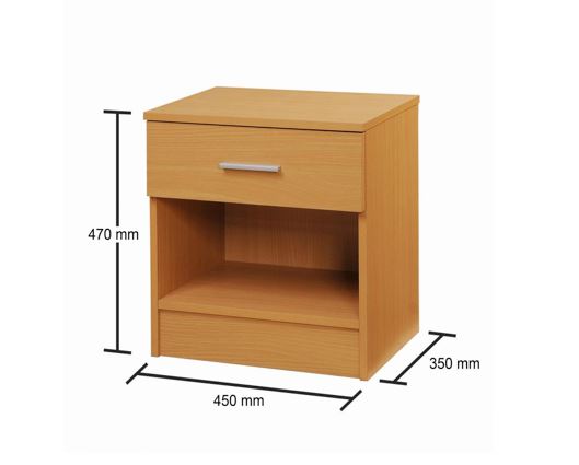 Nightstand with 1 Drawer