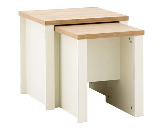 Lancaster Nesting Tables Cream