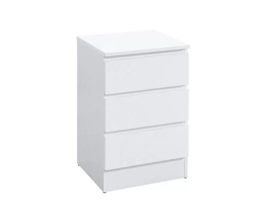 Oslo 3 Drawer Bedside