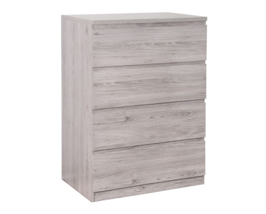 JUPITER 4 DRAWER CHEST- GREY OAK