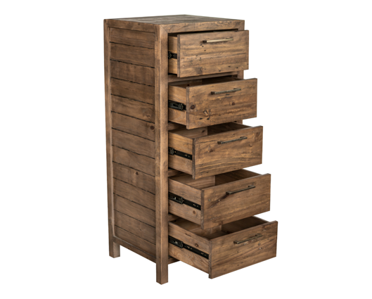 HERITAGE 5 DRAWER TALLBOY