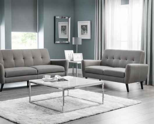 SCALA WHITE MARBLE TOP COFFEE TABLE