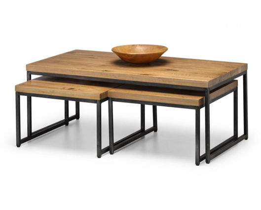 Brooklyn Oak Nesting Coffee Tables
