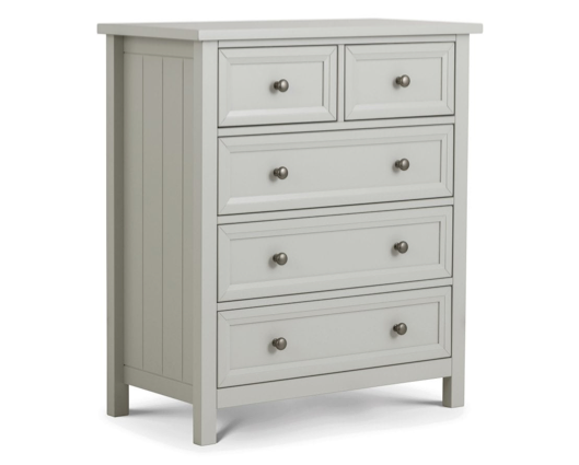 MAINE 3 + 2 DRAWER CHEST - DOVE GREY