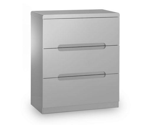 Manhattan 3 Drawer Chest - Grey