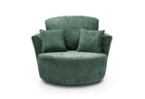 Harriet Swivel Chair - Rifle Green