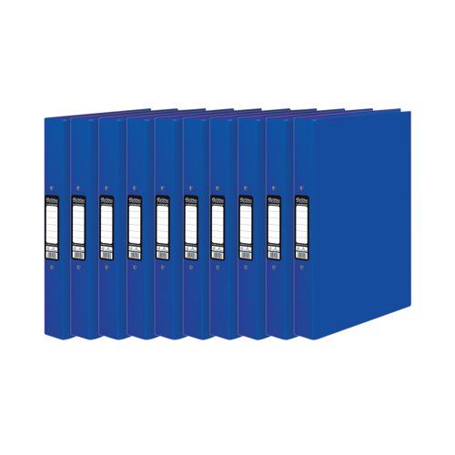 Pukka Brights Ringbinder A4 Navy (10 Pack) BR-7997