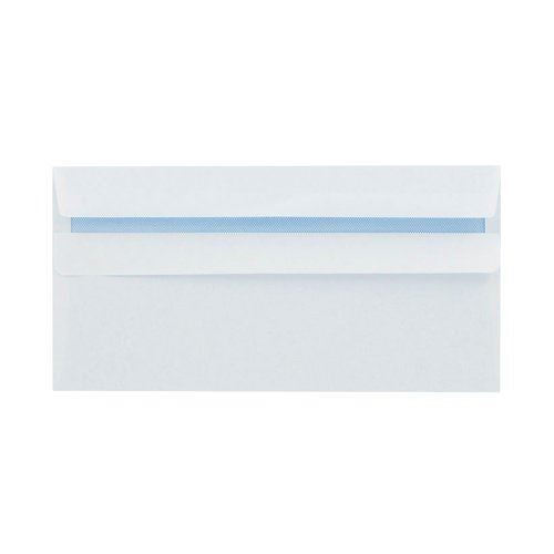 Q-Connect DL Envelopes Recycled Self Seal 100gsm White (Pack of 500) KF3504