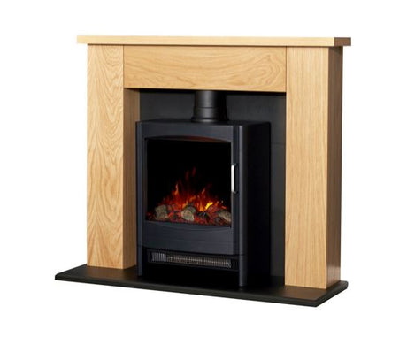 Chester in Oak with Keston Stove