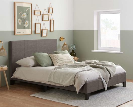 Berlin Bed with SleepSoul Nebula Mattress - King