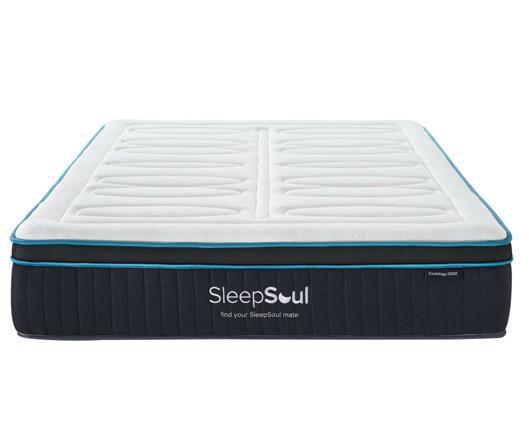 Soho Metal Platform Bed with SleepSoul Coolology 2000 Mattress - King