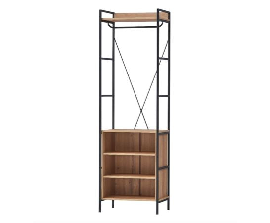 Claire Open Wardrobe- Riveria Oak