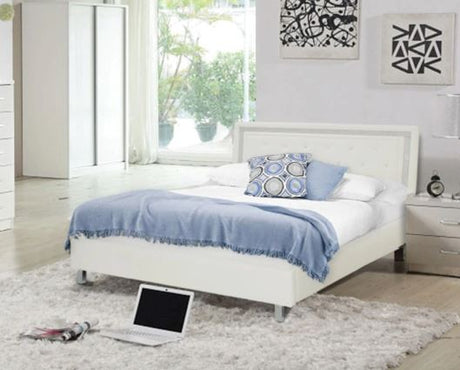 Crystalle 5.0 Kingsize Bed White