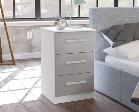 Lynx 3 Drawer Bedside