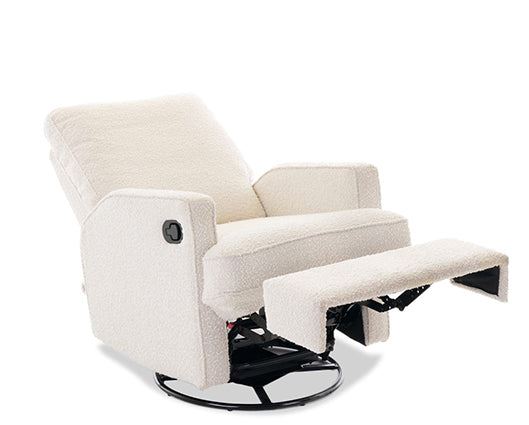 Madison Swivel Glider Recliner Chair - Boucl� Style