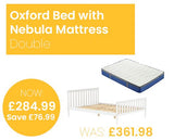 Oxford Bed with SleepSoul Nebula Mattress - Double