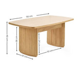 Louis Compact Coffee Table Light Oak