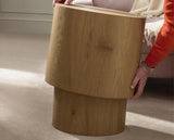 Toba Oval Nest of Tables Light Oak