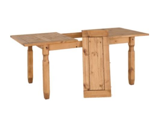 Corona Extending Dining Table - Distressed Waxed Pine
