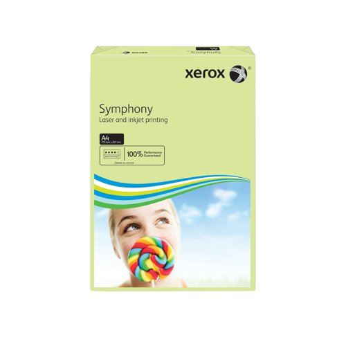 Xerox Symphony A4 Paper 80gsm Pastel Green (Pack of 500) 003R93965