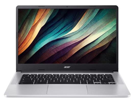 Acer Chromebook 314 Pentium Silver N6000 4GB 128GB SSD 14" FHD Intel UHD Graphics Chrome OS - Silver