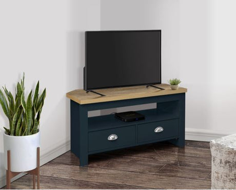 Highgate Corner TV Unit-Navy