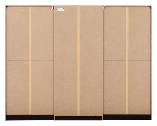 MALVERN 6 DOOR 2 DRAWER WARDROBE - GREY