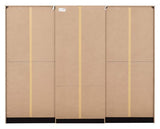 MALVERN 6 DOOR 2 DRAWER WARDROBE - GREY