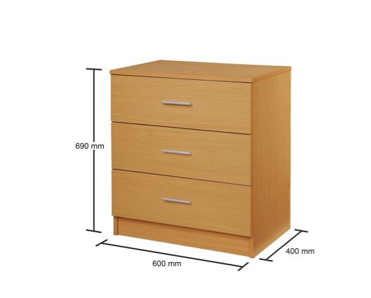 3 Drawer Chest