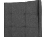 VERONA 5' BED - GREY FABRIC