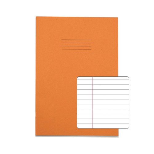 Rhino Exercise Book 80 Page F8M A4 Orange (Pack of 50) VEX668-1465-0