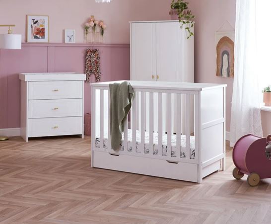 Evie Mini 3 Piece Room Set - White