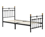 Atlas Single Bed - Black