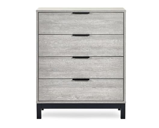 Bali 4 Drawer Chest Grey Oak