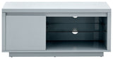 Polar high gloss led tv unit grey