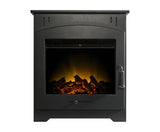 Holston Inset Stove in Black with Remote