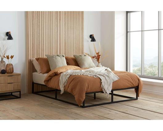 Soho Metal Platform Bed with SleepSoul Nebula Mattress - Single