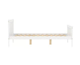 Oxford Pine Double Bed - White